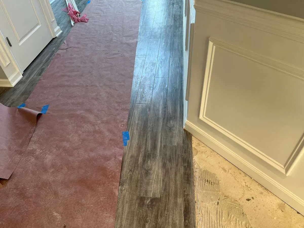 Completed marble shower restoration in Godfrey